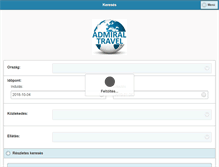 Tablet Screenshot of admiraltravel.hu